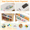 Children Furniture Set Multifunctional Kids Activity w/ Easel & Chair-Natural