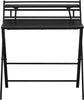 Foldable Computer Desk 2 Tier Laptop Table Space Saving Home Office
