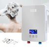Electric Tankless Water Heater Instant Hot Boiler for Kitchen Bathroom Caravan