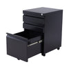 Lockable Office Home Filing Cabinet Cupboard on Castors Chest Drawers Storage