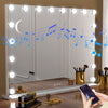 OYAJIA Hollywood Vanity Makeup Mirror with Lights 18-LED Tabletop Wall Dnbqyrfkd