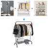 Super Heavy Duty Clothes Rail Hanging Rack Storage Garment Display Stand Shelf