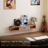 Big Sale! Wooden TV Cabinet Floating TV Stand Console Media Entertainment Unit