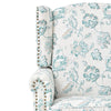 Armchair Stylish Modern Living Room Accent Chair Wood Frame Floral Pattern Sofa