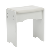 Dressing Table with LED Mirror Modern Makeup Desk Vanity Table Set + Stool White