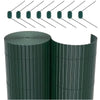 PVC Bamboo Slat Garden Fencing Panel Privacy Screening Balcony Sun Shade Screens