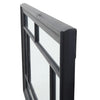 Large Black Window Style Mirror Home Decoration Wall Mounted Rustic Room Hallway
