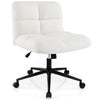 Modern Cross Legged Chair Upholstered Criss Cross Chair Desk Chair Vanity Chair