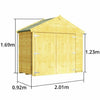 Mini Master 3x6 Wooden Garden Storage Shed Outdoor Apex Tool Bike Store