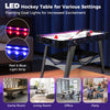 Indoor Air Hockey Arcade Table Gaming Set with Powerful 12V Motor