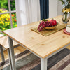 Solid Wood Dining Table and Chairs Bench Set Kitchen Room Home Furniture New