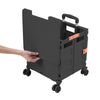 Folding Shopping Trolley Box 55L Camping Picnic Boot Cart Storage Stair Climbing