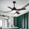 3/4/5 Blades Ceiling Fan & LED Lights Reversible Motor 52" Cooling Fan Lighting