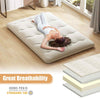 190 x 135 x 10 cm Japanese Floor Mattress Futon Mattress Roll up Mattress-Beige