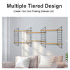 3Tier Wall Floating Shelf Unit Adjustable Bookshelves Display Living Room