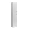 Modern Bathroom Tall Cabinet with Storage Shelf&Door Corner Shelf Bookshelf