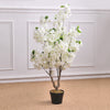 Artificial Potted Plant Tree Colourful Flower Blossom Realistic In/Outdoor Decor
