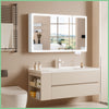 Bathroom LED Mirror Cabinet Demister Sensor Dimmable LED Lights Cupboard