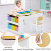 Multi-functional Child Study & Play Table Toddler Craft & Activity Table Set