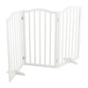 Wooden Pet Dog Folding Gate Fence Safety Barrier Divider Freestanding Doorway UK