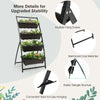 4-Tier Vertical Raised Garden Bed Freestanding Garden Planter 4 Container Boxes