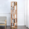 4/6-Tier Corner Display Cabinet Shelf Cupboard Tall Storage Bookcase Home Decor