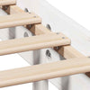 Bed Frame with Headboard White 160x200 Solid Wood Pine F1W9
