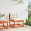 Camerina Garden Sofa with Cushions Wax Brown Solid Wood Pine,Garden R3S7