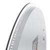 Round Illuminated LED Bathroom Mirror with Demister Sensor 3 Color Lights 600mm