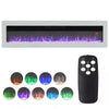 LED Fireplace Media Wall Fire Wall Mounted / Standing Electric Heater 40-100in