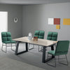 2x Velvet Dining Chairs Accent Home & Restaurant Living Room Folding Lounge Seat