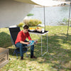 1/2x Folding Camping Chair Lightweight Portable Outdoor Fishing Chair with Bag