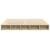 Lechnical Bed Frame Sonoma Oak 180x200 King Engineered Wood,Bed T6N1