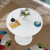 2 Sizes 60cm/80cm White Round Dining Table Kitchen Room Furniture Bistro Table
