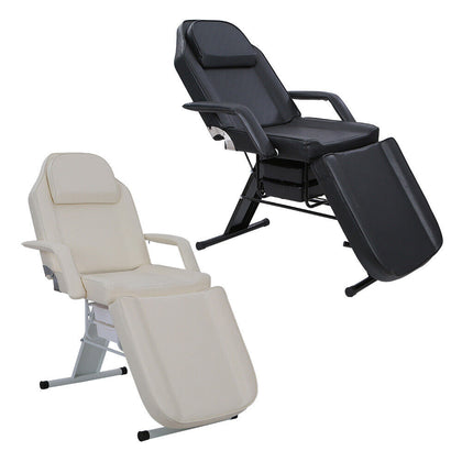 Massage Chair Bed Adjustable Beauty Spa Table for Salon Parlour White / Black