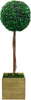 3ft (90cm) Artificial Topiary Ball Trees Decorative Faux Trees Set of 2 Indoor