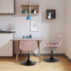 1/2/4x Adjustable Breakfast Bar Stool Gas Lift Swivel Velvet Padded Barstool Pub