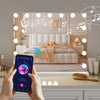 Hollywood Vanity Mirror 58x46cm 15 LED Bulbs make up mirror Bluetooth