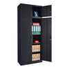 Extra Tall 225cm Storage Cabinet Lockable Steel Garage Office Workshop Cupboard