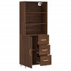 Gecheer Tall Storage Cupboard Vitrine Cabinet Bookcase Book Cabinet L4S3