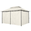 Mondeer 3x4m Garden Gazebo Heavy Duty Garden Marquee Party Camping Tent Canopy