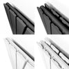 Vertical Radiator Anthracite White Black Flat Panel Modern Tall Rads Double 1600