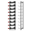 Wall Mounted Wine Storage Rack Kitchen Hanging Wine Display Rack for 9 Bottles