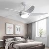 52"Ceiling Fan Chandelier Fan Light Remote Control/Reversible/Timer/3 Colour LED
