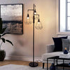 Tall 160CM Floor Lamp Standard Free Standing Living Room 3 Heads Home Wire Cage