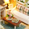 DIY Miniature Dollhouse Kit Realistic Mini 3D Wooden House Room Craft For Gift