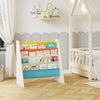 4 Tier Children Sling Book Rack Bookshelf Wooden Kids Book Rack Storage Shelf