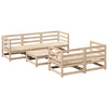 6-Piece Garden Sofa Set Solid Pine M1Q8
