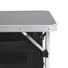Aluminium Table Camping Kitchen Unit Storage Folding Outdoor Cook Station Shelf
