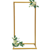 Gold Wedding Square Archway Backdrop Stand Metal Arch Frame Flower Balloon Decor